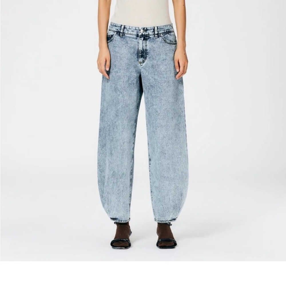 Tibi Acid Wash Brancusci Jean